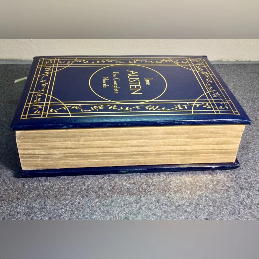 Jane Austen - The Complete Novels - Vintage 1981 Leather Bound Gilded Edge Book - Picture 7 of 10